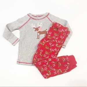 Toddler Size 4 American Girl Bitty Baby Reindeer Pajama Set